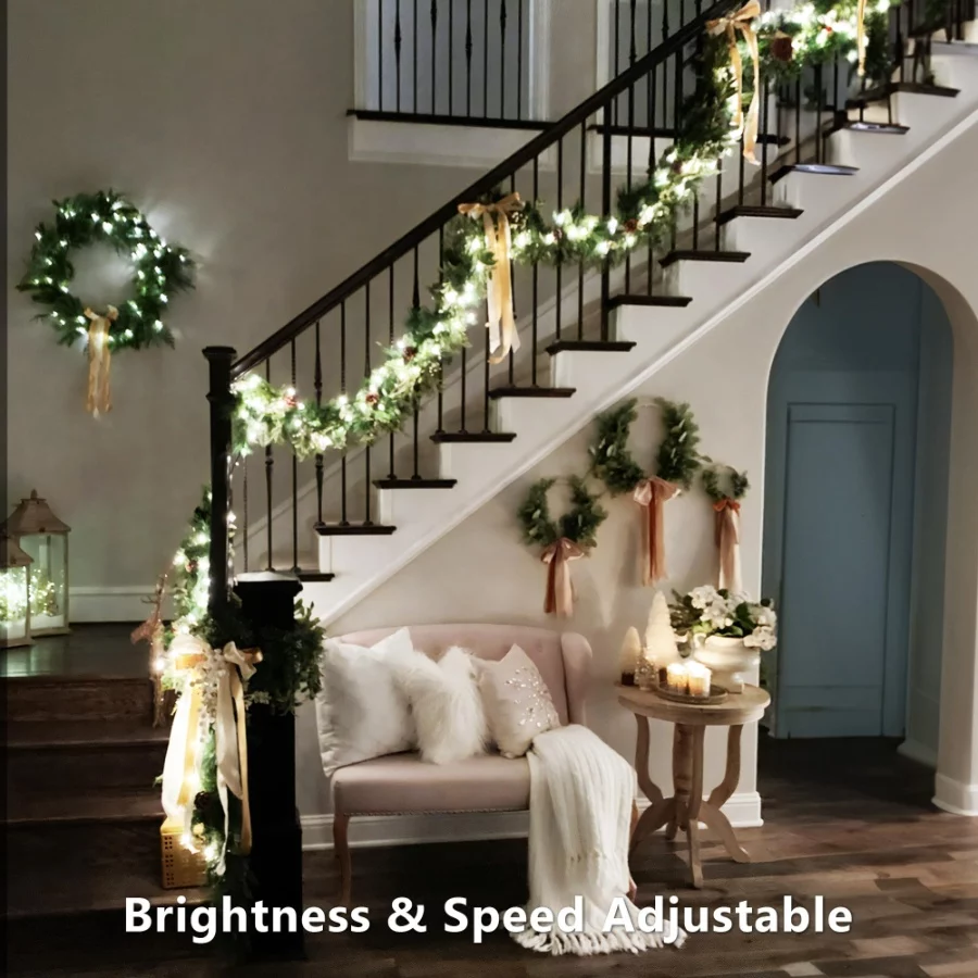 Brizled Color Changing Halloween Lights, 66ft 200 LED RGB Christmas Lights Music Sync, 120+ Modes Re - 07 Brizled Color Changing Halloween Lights 66ft 200 LED RGB Christmas Lights Music Sync 120 Modes Re 07