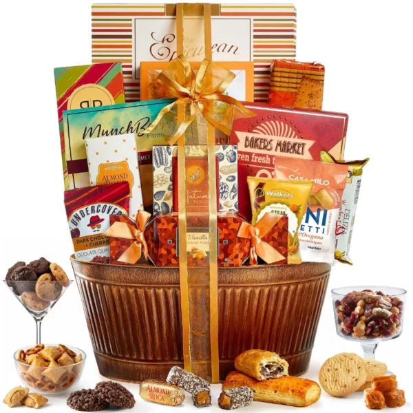 Broadway Basketeers Gift Basket, Gourmet Gifts for Women, Men, Families, Appreciation, Birthday, Thank You, Corporate, Get Well, Sympathy Care Christmas