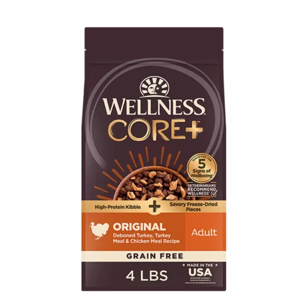 CORE Adult Dry Dog Food with Freeze-Dried Pieces – Grain-Free Turkey Recipe