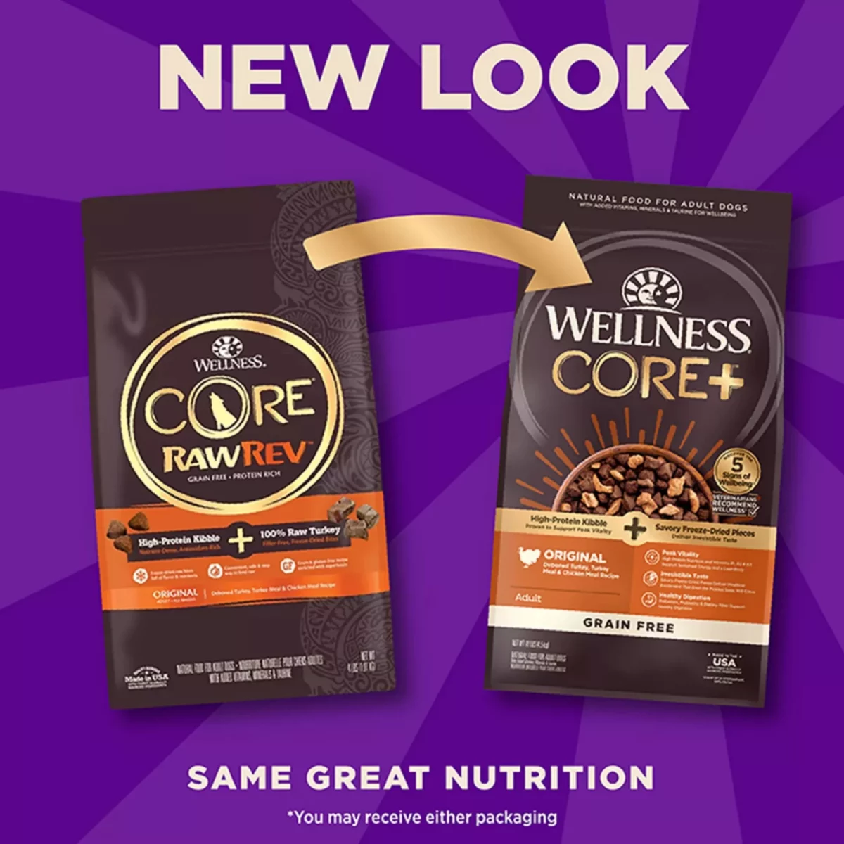 CORE Adult Dry Dog Food with Freeze Dried Pieces – Grain Free Turkey Recipe 6