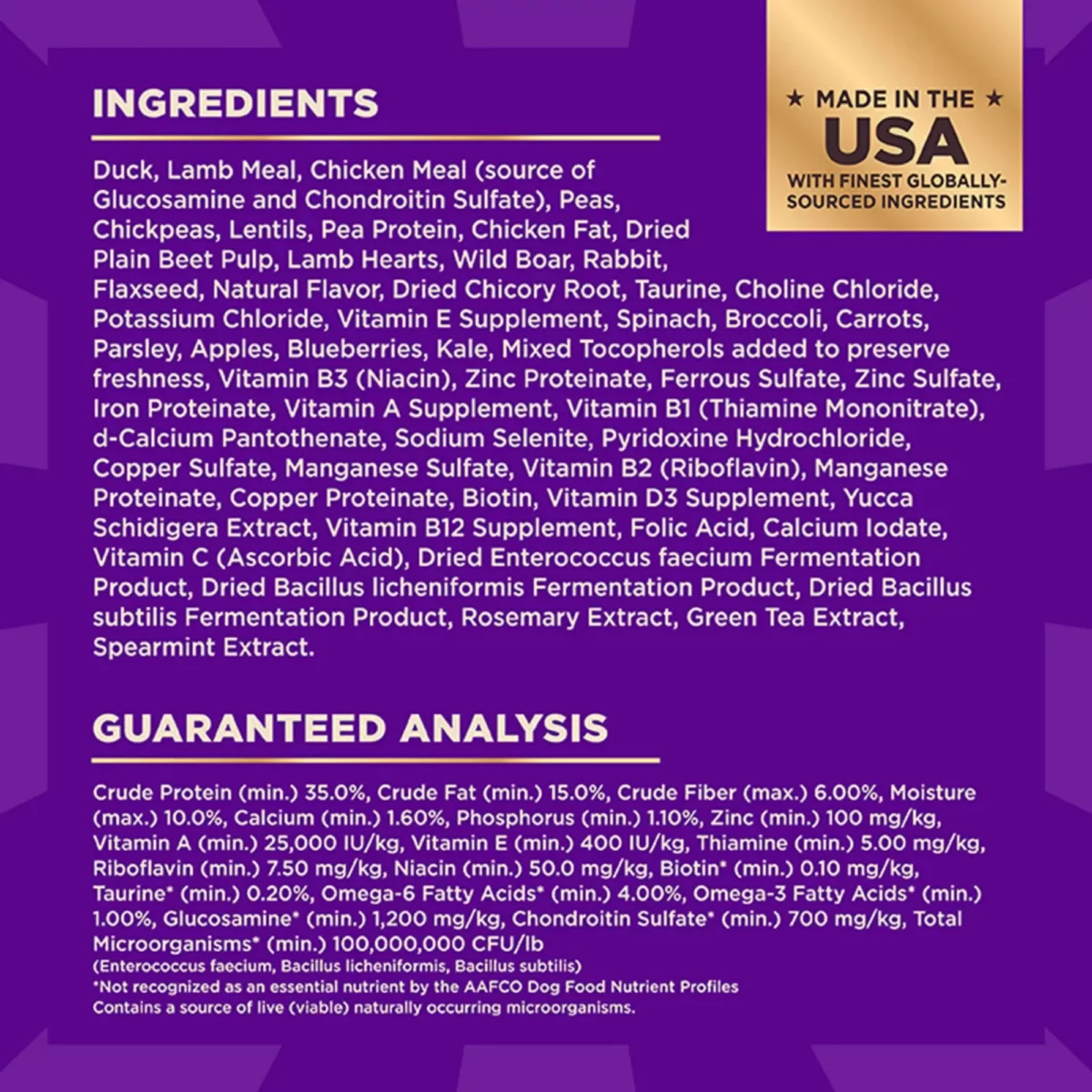 CORE Adult Dry Dog Food with Freeze Dried Pieces – Grain Free Wild Game Recipe 7