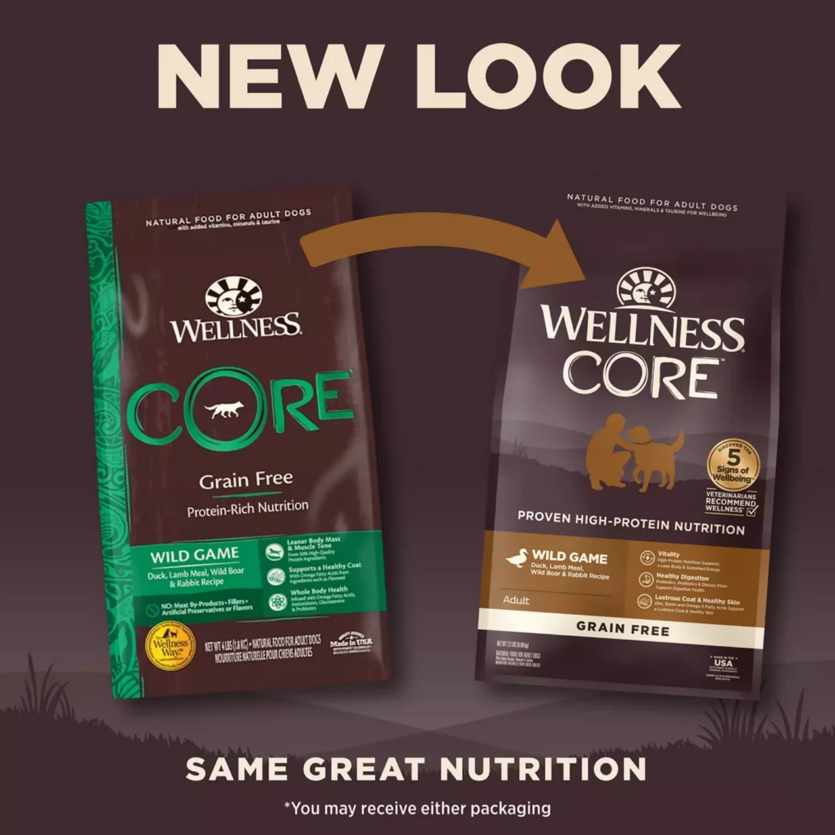 CORE Adult Dry Dog Food – Natural Grain Free Wild Game Formula 3