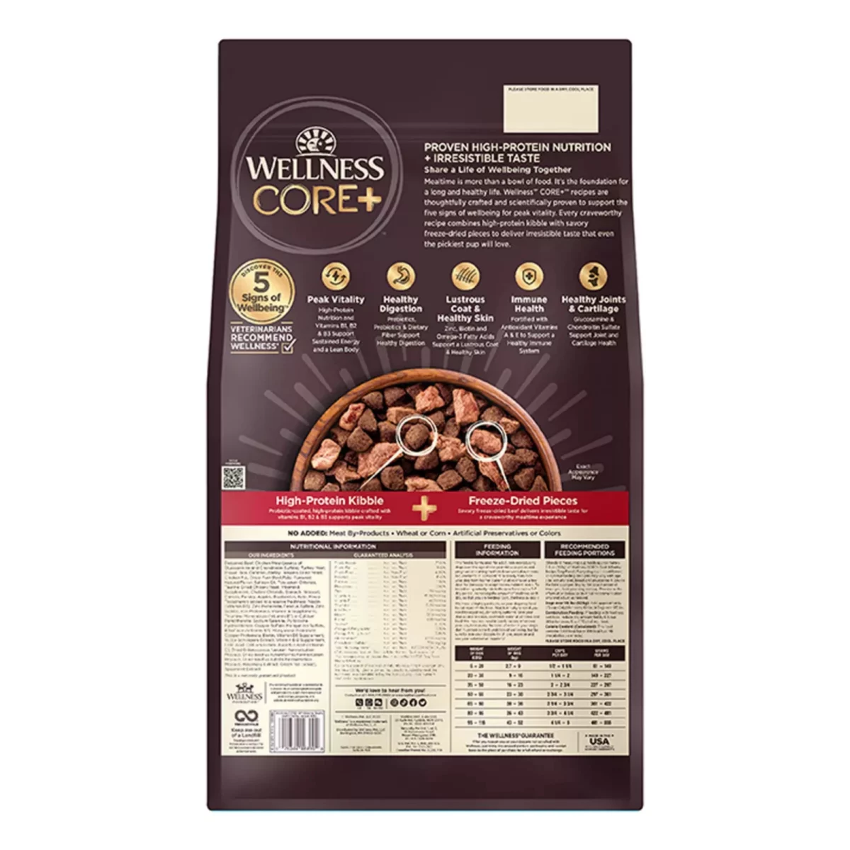 CORE High Protein Dry Dog Food with Freeze Dried Pieces – Beef Barley Wholesome Grains 3