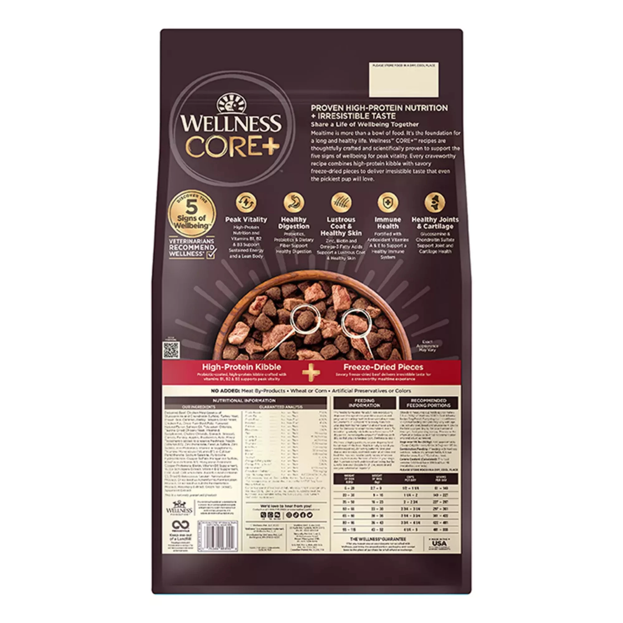 CORE High Protein Dry Dog Food with Freeze-Dried Pieces – Beef & Barley, Wholesome Grains (3) CORE High Protein Dry Dog Food with Freeze Dried Pieces – Beef Barley Wholesome Grains 3