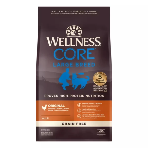 CORE Large Breed Adult Dry Dog Food – Natural Grain-Free Formula