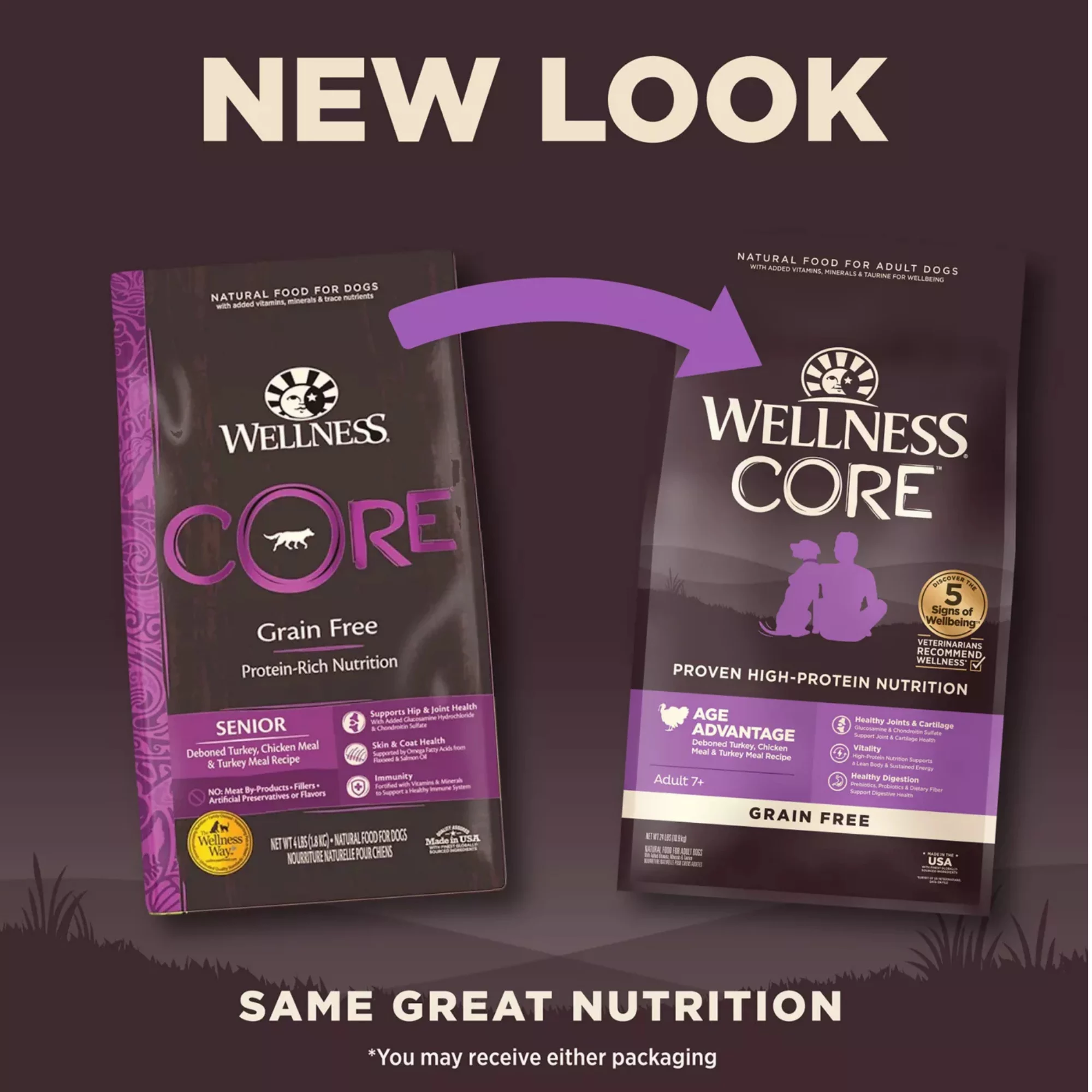 CORE Senior Dry Dog Food – Natural Grain-Free Formula for Aging Dogs (4) CORE Senior Dry Dog Food – Natural Grain Free Formula for Aging Dogs 4