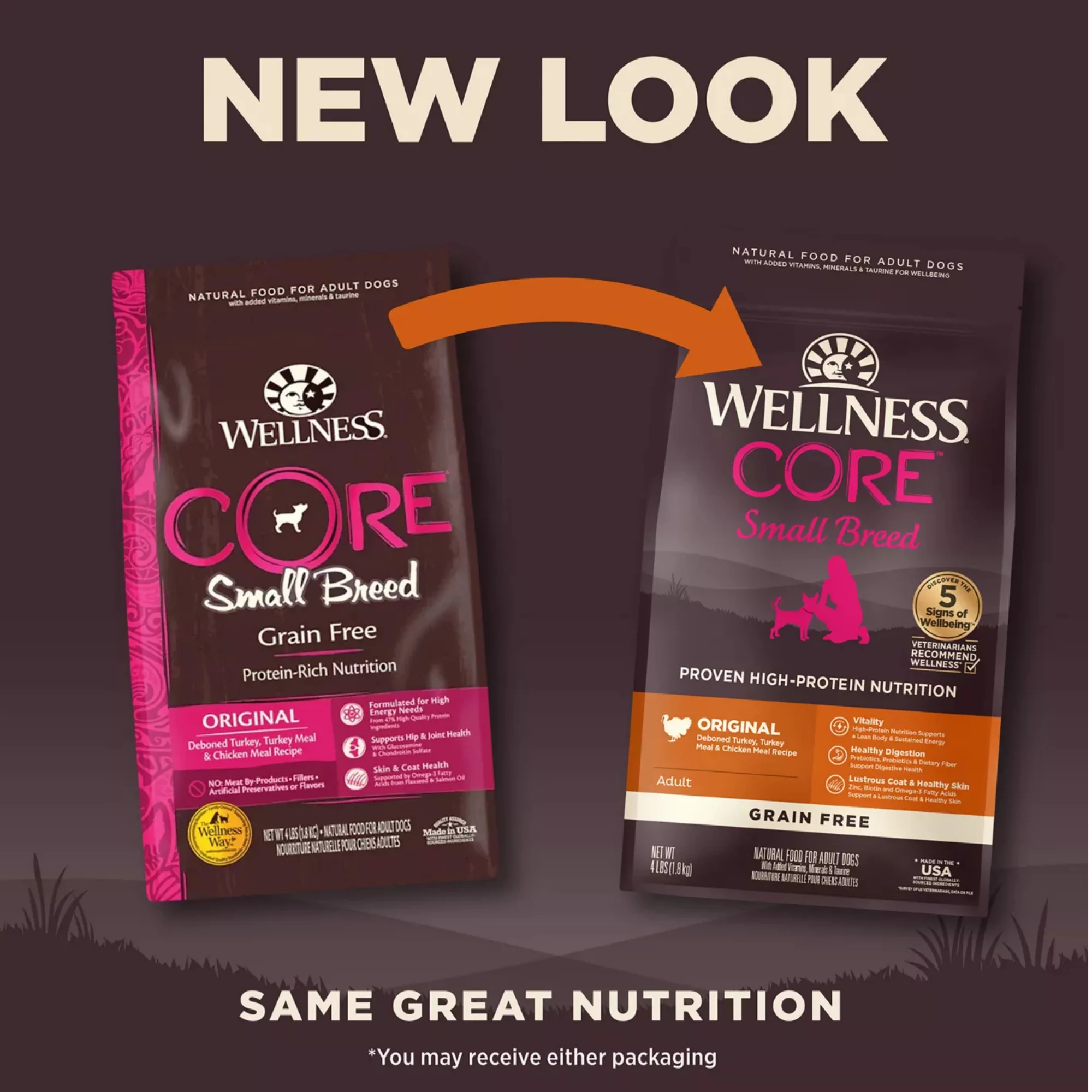 CORE Small Breed Adult Dry Dog Food – Natural Grain-Free Original Formula (4) CORE Small Breed Adult Dry Dog Food – Natural Grain Free Original Formula 4
