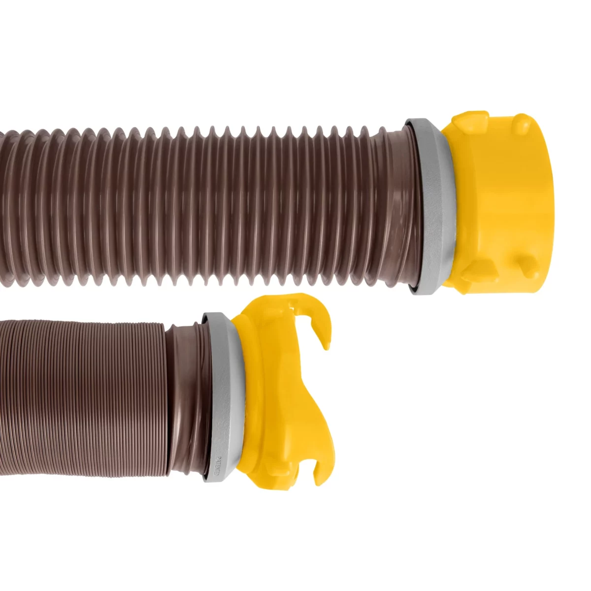 Camco RhinoFLEX 20 Ft Heavy Duty Rv Camper Swivel Sewer Dump Hose Kit Trailer Waste Pipe Tank Features Fitting Removable Rotating Fittings 4 scaled