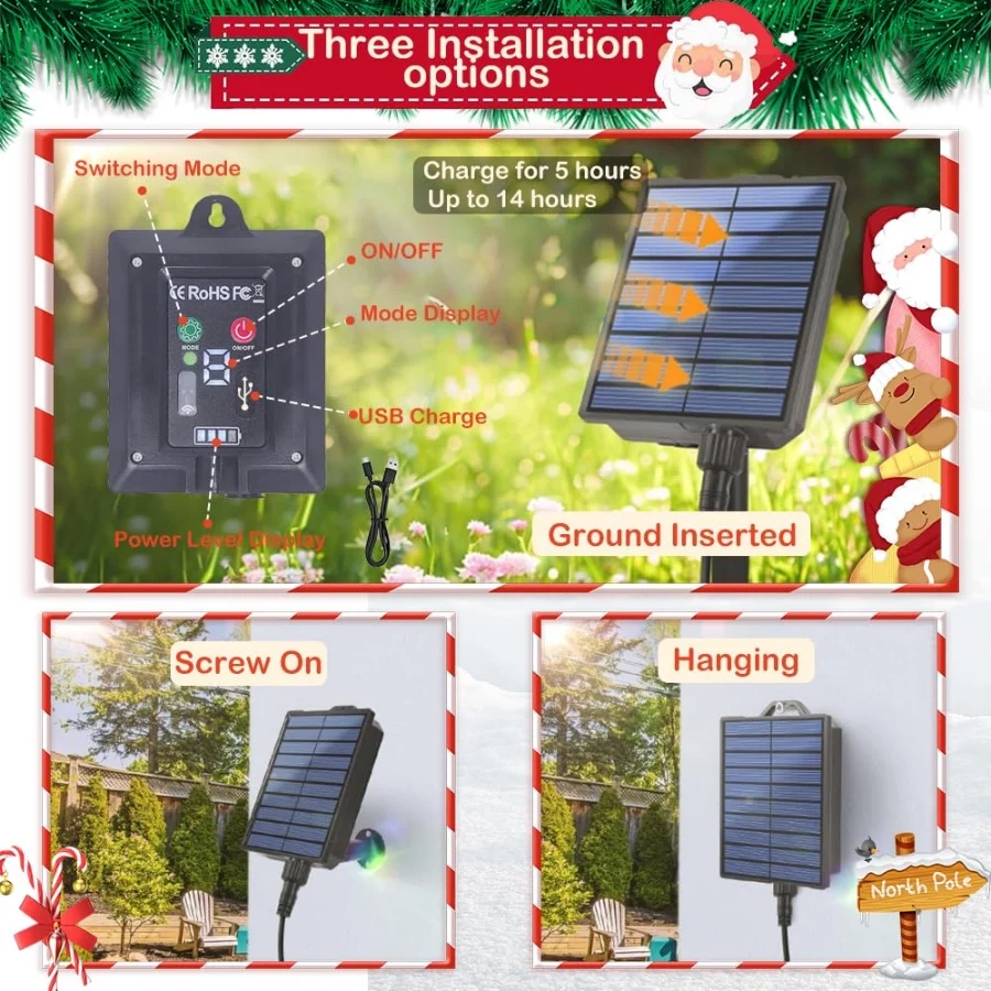 Candy Cane Christmas Lights, 12 Pack Waterproof Christmas Solar Candy Cane Lights with 8 Modes and T - 05 Candy Cane Christmas Lights 12 Pack Waterproof Christmas Solar Candy Cane Lights with 8 Modes and T 05