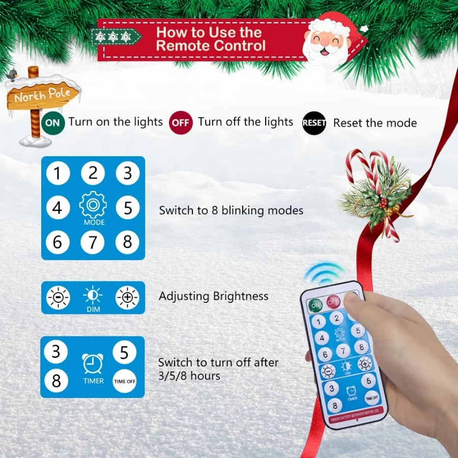 Candy Cane Christmas Lights, 12 Pack Waterproof Christmas Solar Candy Cane Lights with 8 Modes and T - 06 Candy Cane Christmas Lights 12 Pack Waterproof Christmas Solar Candy Cane Lights with 8 Modes and T 06