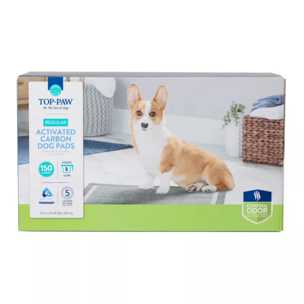 Carbon Training Pads for Dogs – Super Absorbent Leak-Proof Odor Control Pads