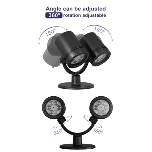 Christmas Double Head Snowflake Projection Lights ZBPP Outdoor LED Christmas Lights IP65 Waterproof 02