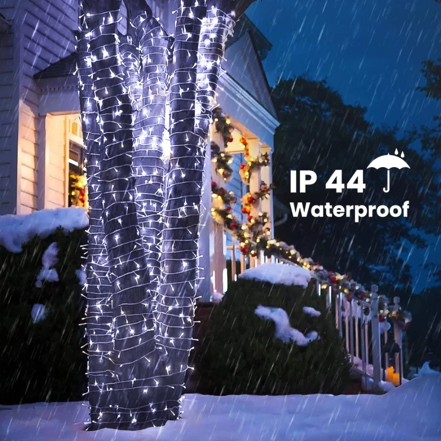 Color Changing Christmas Lights, 338ft 1000 LED White & Multicolor Christmas String Lights with Remo - 07 Color Changing Christmas Lights 338ft 1000 LED White Multicolor Christmas String Lights with Remo 07
