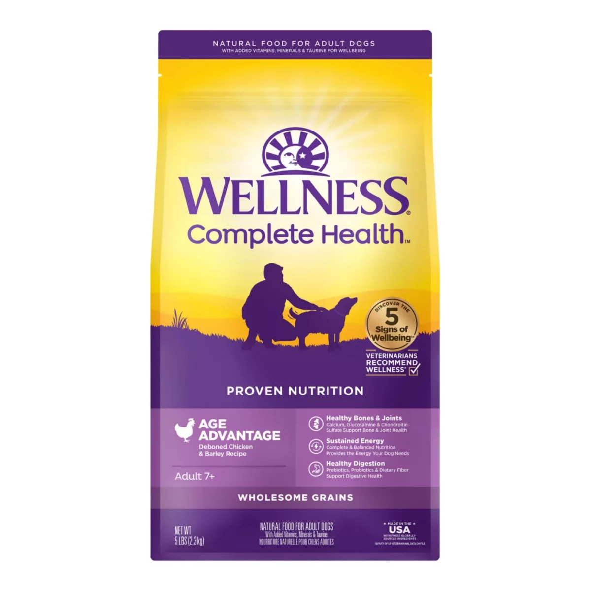 Complete Health Senior Dry Dog Food – Natural Chicken Barley Recipe 1