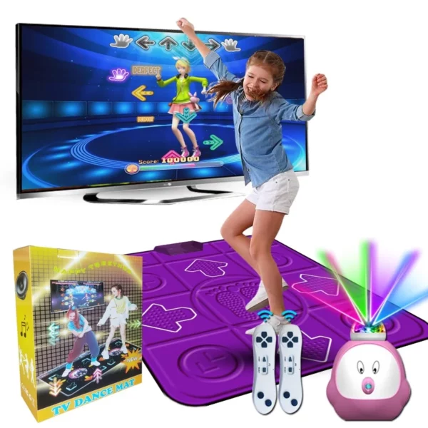 Dance Mat For Kids And Adults Musical Electronic Pad With 100+ Games, 200+ Songs, HD Camera & Motion Controllers
