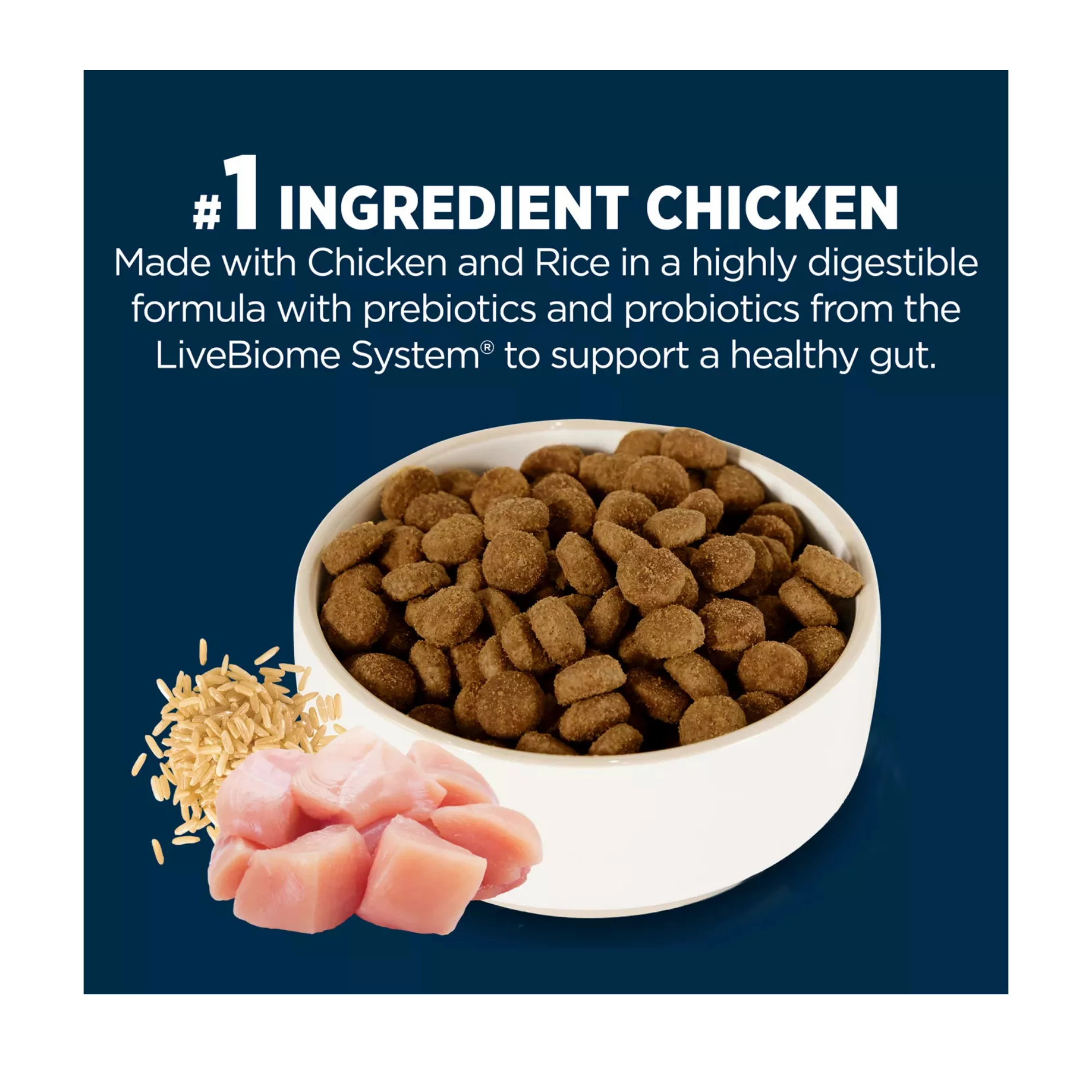 Digestive Support Adult Dry Dog Food – Chicken & Rice Formula (7) Digestive Support Adult Dry Dog Food – Chicken Rice Formula 7