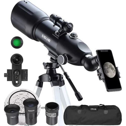 ESSLNB Telescope for Adults 70mm Aperture Refractor Telescopes 15X 180X for Astronomy Beginners 02