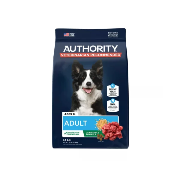 Everyday Health Adult Dry Dog Food – Lamb & Rice Formula, 34 lb