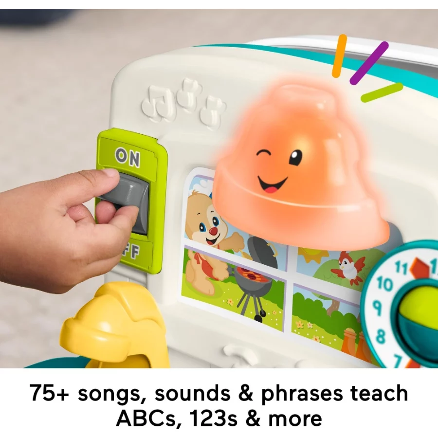 Fisher-Price Baby & Toddler Toy Laugh & Learn Learning Kitchen Playset with Music Lights & 5 Play Pi - 03 Fisher Price Baby Toddler Toy Laugh Learn Learning Kitchen Playset with Music Lights 5 Play Pi 03