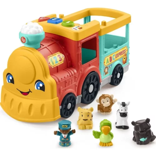 Fisher Price Little People Toddler Learning Toy Big ABC Animal Train with Smart Stages 6 Figures f 07