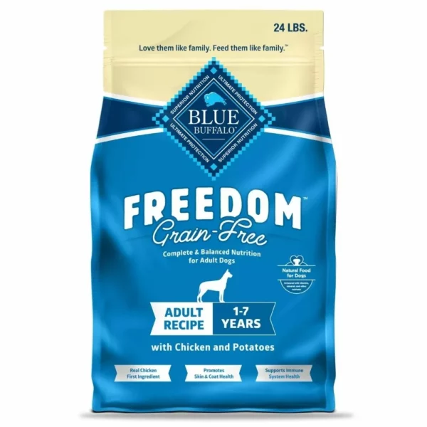 Freedom Adult Dry Dog Food – Grain Free Chicken and Potato Recipe for Healthy Digestion and Energy Support