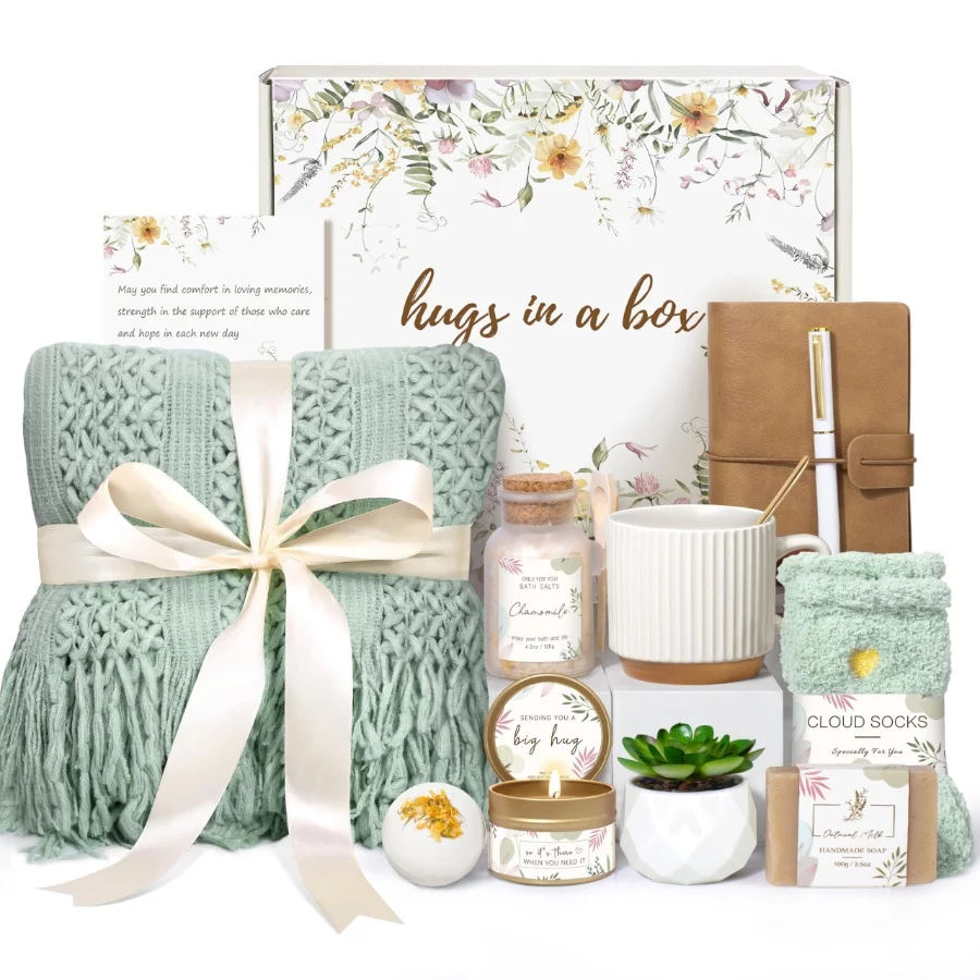Gifts for Women, Get Well Soon Self Care Package Box, Sending Hug Baskets Thinking of You Gift for W - 01 Gifts for Women Get Well Soon Self Care Package Box Sending Hug Baskets Thinking of You Gift for W 01