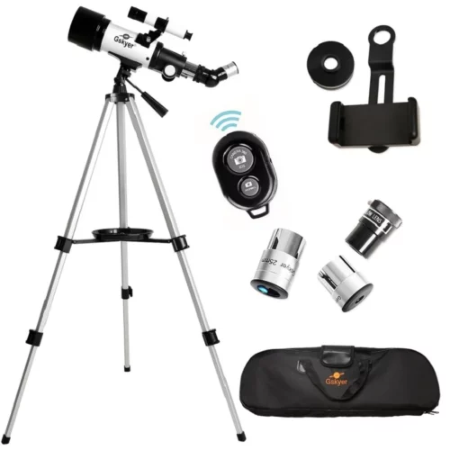 Gskyer Telescope 70mm Aperture 400mm AZ Mount Astronomical Refracting Telescope for Kids Beginners 03