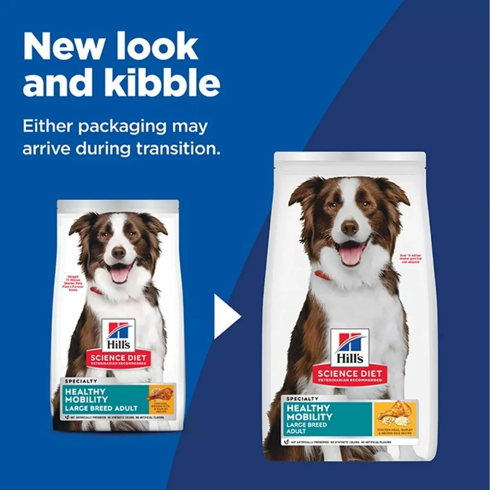 Healthy Mobility Large Breed Adult Dry Dog Food – Chicken Meal, Rice and Barley Recipe for Joint Care and Flexibility (2) Healthy Mobility Large Breed Adult Dry Dog Food – Chicken Meal Rice and Barley Recipe for Joint Care and Flexibility 2