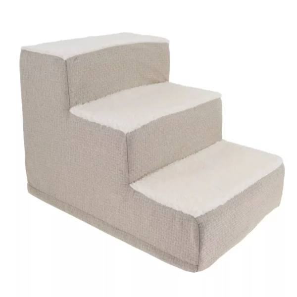 Indoor Foam Pet Steps – Soft Portable Dog & Cat Stairs for Beds & Couches