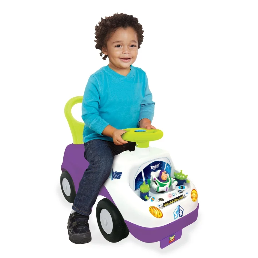 Kiddieland Buzz Ride-On Toy – Interactive Musical Toddler Ride-On with Flashing Lights, Sounds & Durable Design, Ages 2+ (2) Kiddieland Buzz Ride On Toy – Interactive Musical Toddler Ride On with Flashing Lights Sounds Durable Design Ages 2 2