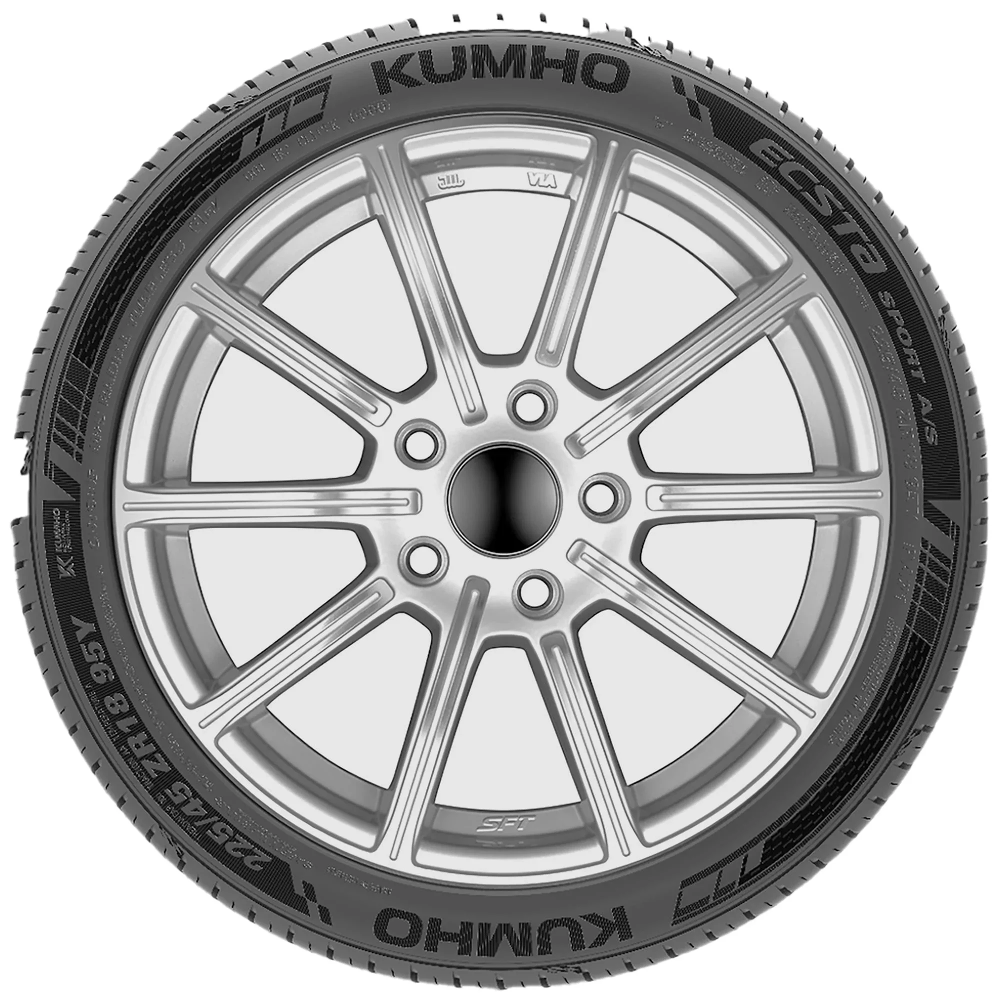 Kumho Ecsta Sport AS PA71 All Season 24540R17 91W Passenger Tire_02 Kumho Ecsta Sport AS PA71 All Season 24540R17 91W Passenger Tire 02