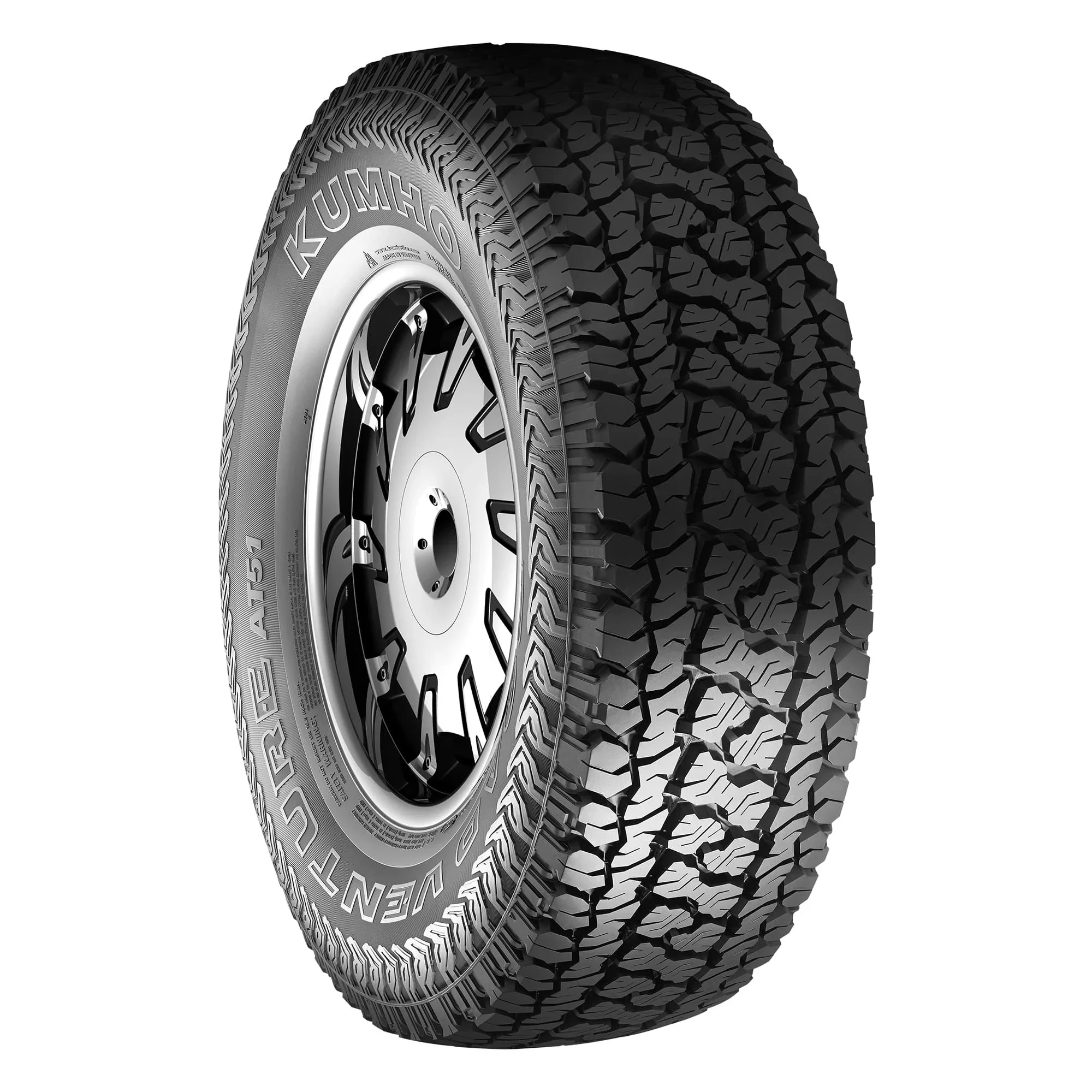 Kumho Road Venture AT51 All Terrain 24575R16 109T Light Truck Tire_05 Kumho Road Venture AT51 All Terrain 24575R16 109T Light Truck Tire 05