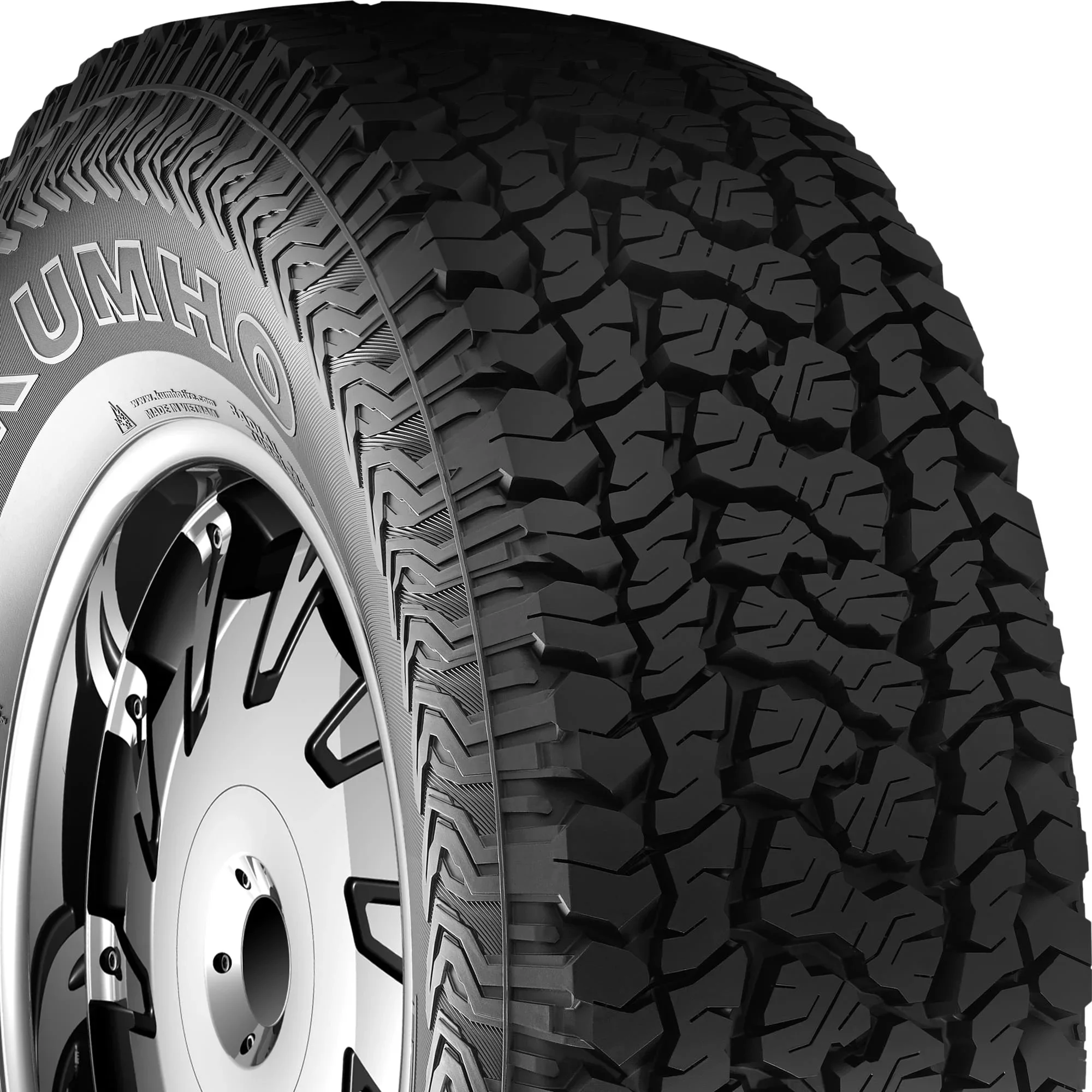 Kumho Road Venture AT51 All Terrain 24575R16 109T Light Truck Tire_06 Kumho Road Venture AT51 All Terrain 24575R16 109T Light Truck Tire 06