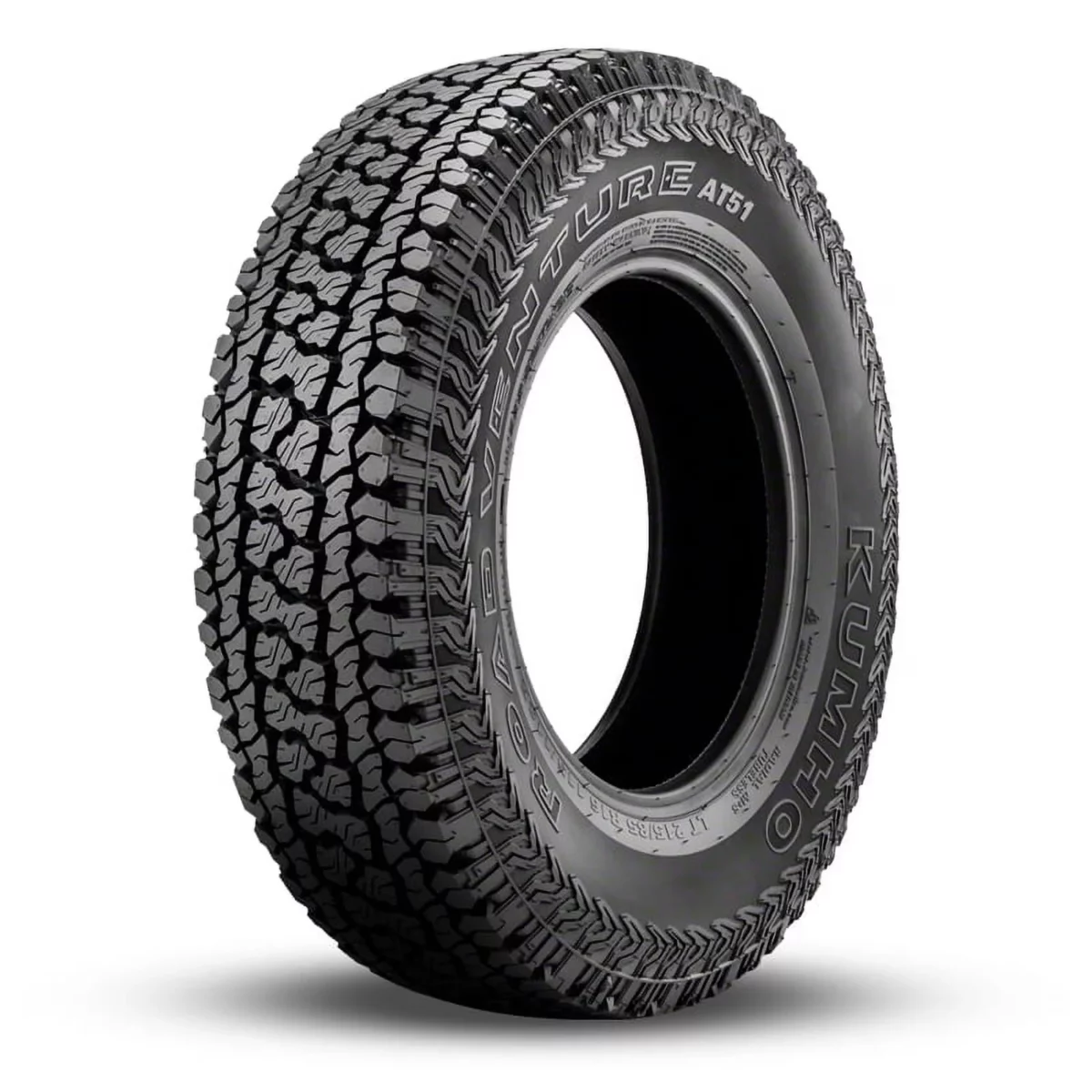 Kumho Road Venture AT51 All Terrain 26570R16 112T Light Truck Tire Fits 2015 Toyota Tacoma TRD Pro 2000 06 Toyota Tundra SR5 04