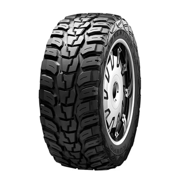 Kumho Road Venture MT KL71 27X8.50R14 95Q C Mud Terrain Tire, All Season Light Truck Tire for Off-Road Traction & Durability