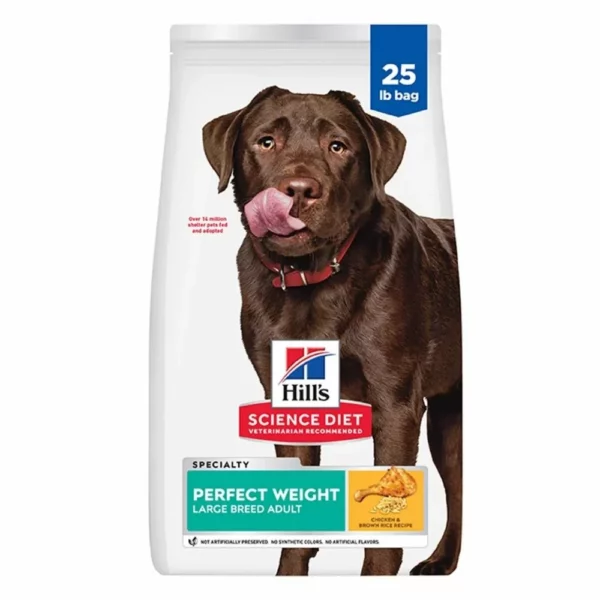 Large Breed Adult Dry Dog Food – Chicken Recipe for Healthy Weight Management and Muscle Maintenance