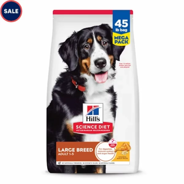 Large Breed Adult Dry Dog Food – Chicken andBarley Recipe, Balanced Nutrition for Strong Joints - Muscles