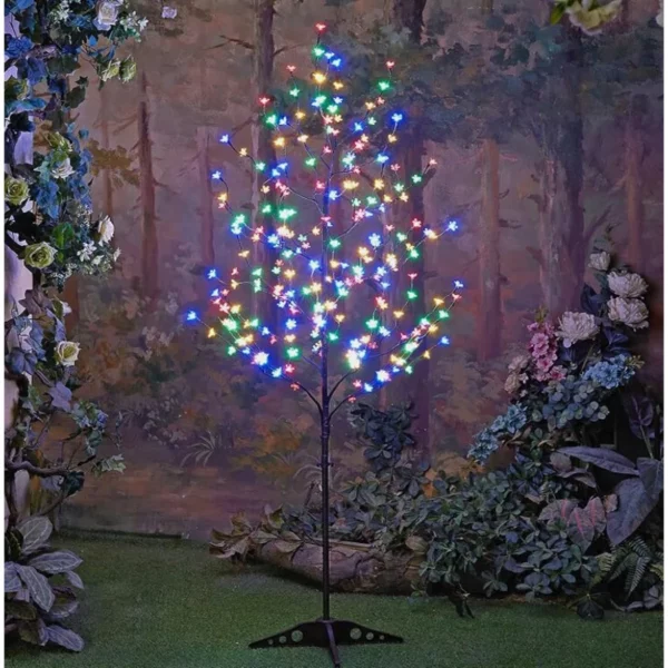 Lightshare 6.5FT LED Cherry Blossom Tree, 208 Lights Warm White to Multicolor with Timer Dimmer Remote for Indoor Outdoor Home Wedding Party Decor