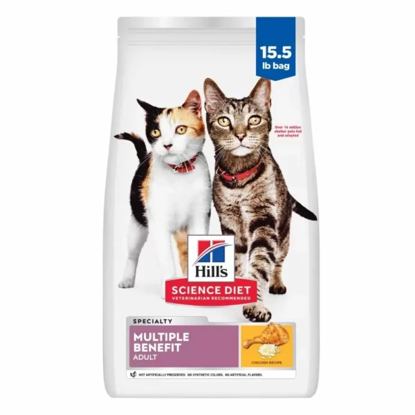 Multi Benefit Adult Dry Cat Food – Chicken Recipe for Overall Health and Vitality
