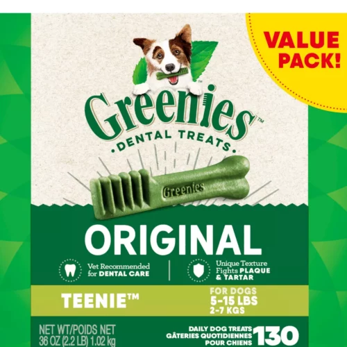 Natural Dog Dental Treats for Adults – Teenie Original Oral Health Chews 1