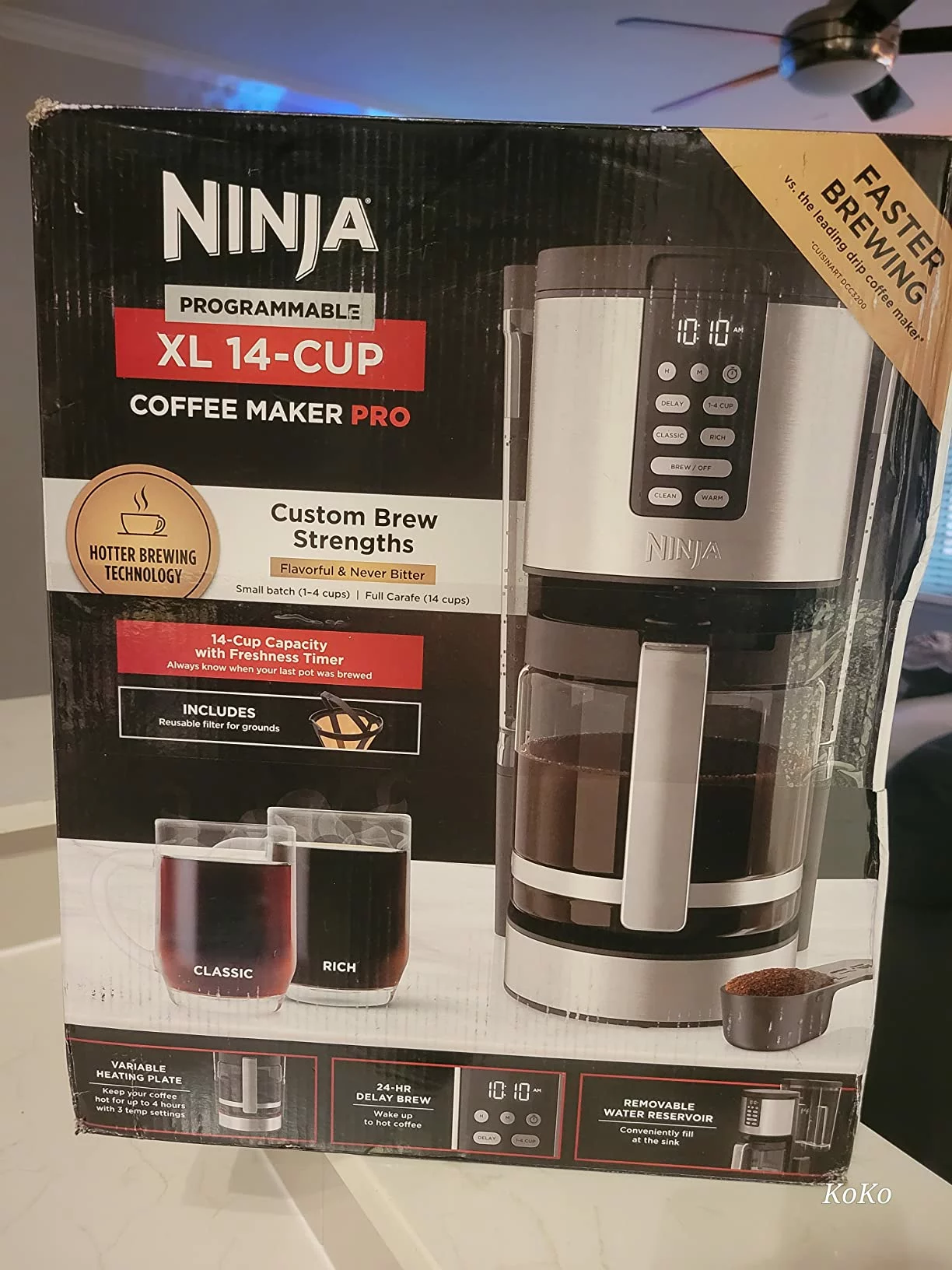 Ninja XL 14-Cup Coffee Maker – Smart Programmable Pro Design photo review