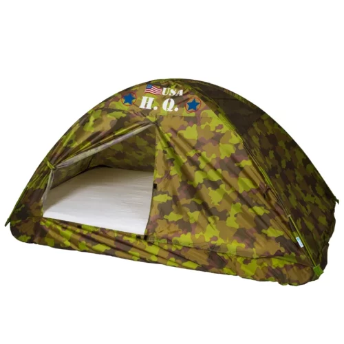 Pacific Play Tents 19710 Kids Rad Racer Bed Tent Playhouse Twin Size Yellow 02
