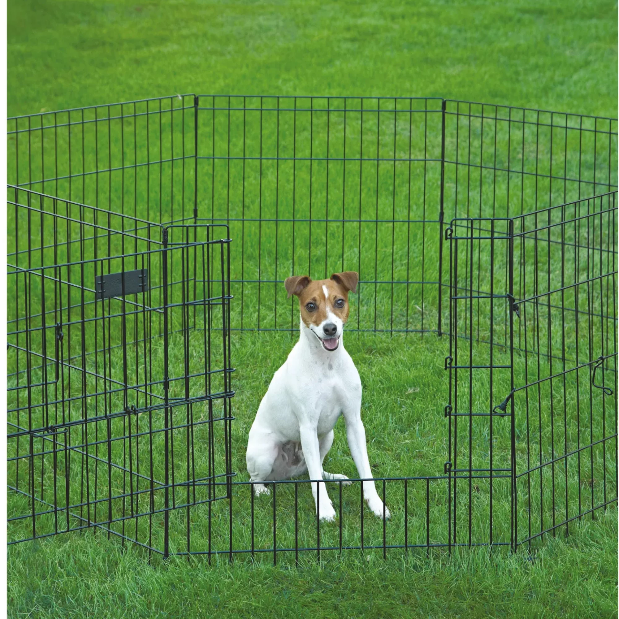 Portable Metal Exercise Pen for Dogs – Indoor & Outdoor Pet Playpen (3) Portable Metal Exercise Pen for Dogs – Indoor Outdoor Pet Playpen 3