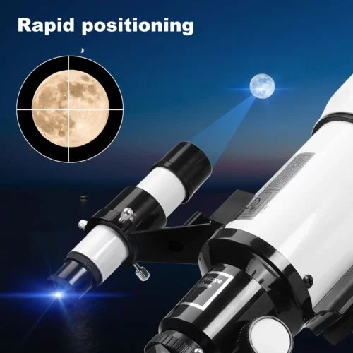 SUNOYAR Telescope 70mm Aperture 15X 150X Telescopes for Astronomy Refractor Telescopes for AdultsKid and Beginners with Adapter and Tripod 07