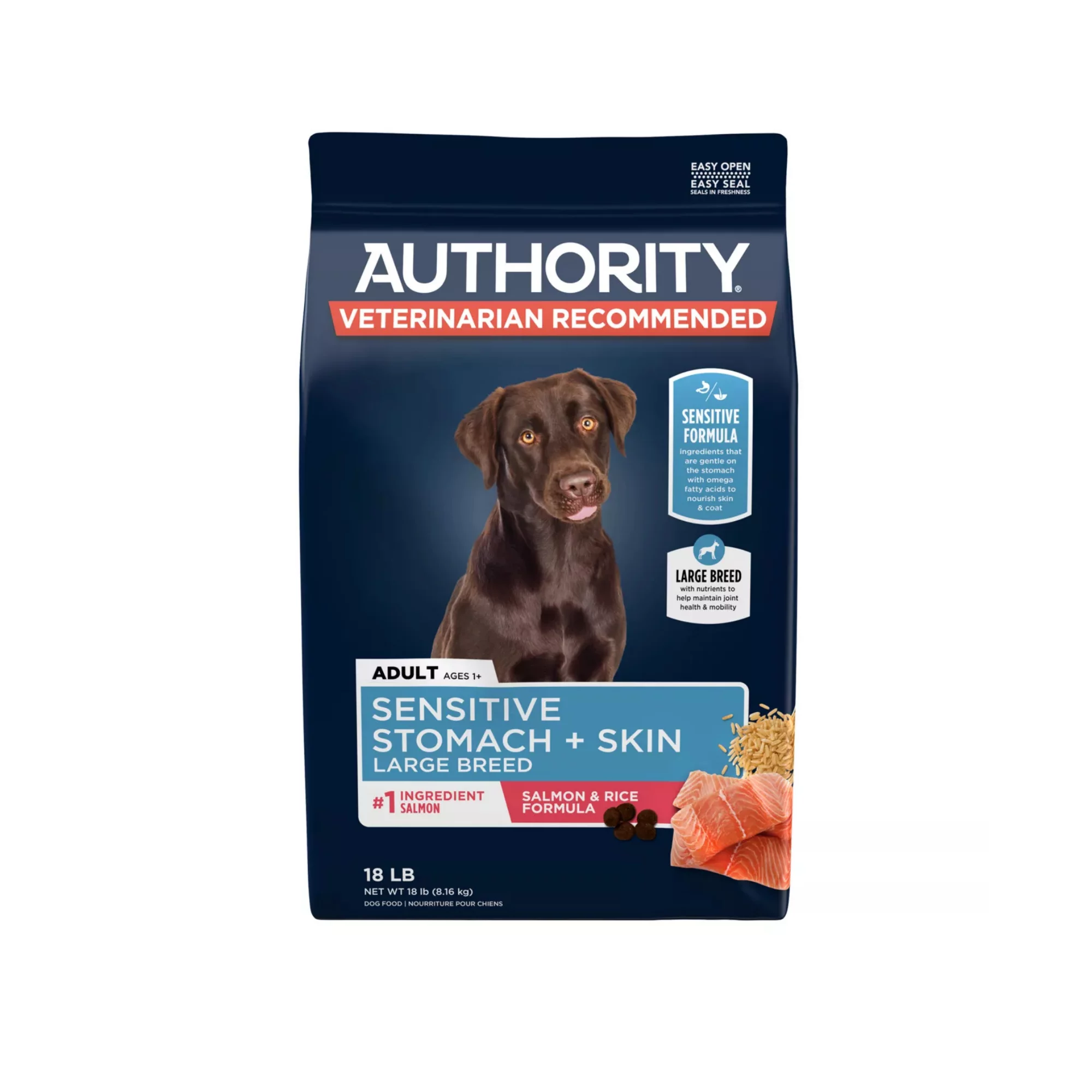 Sensitive Stomach & Skin Large Breed Adult Dog Dry Food – Salmon & Rice Formula (1) Sensitive Stomach Skin Large Breed Adult Dog Dry Food – Salmon Rice Formula 1