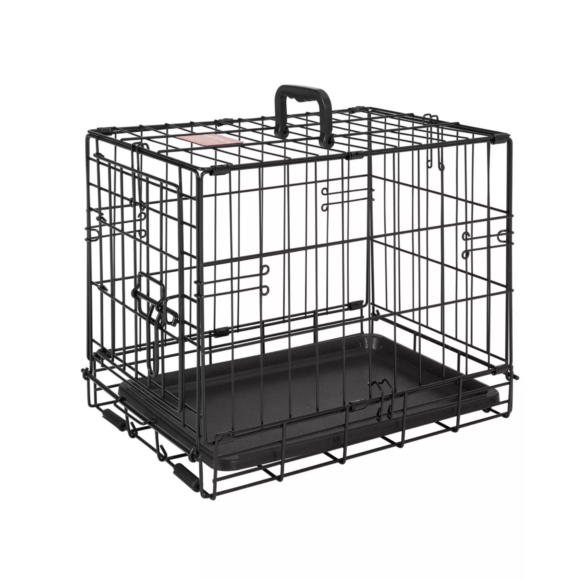 Single Door Folding Wire Dog Crate – Portable Metal Kennel with Secure Latch (4) Single Door Folding Wire Dog Crate – Portable Metal Kennel with Secure Latch 4