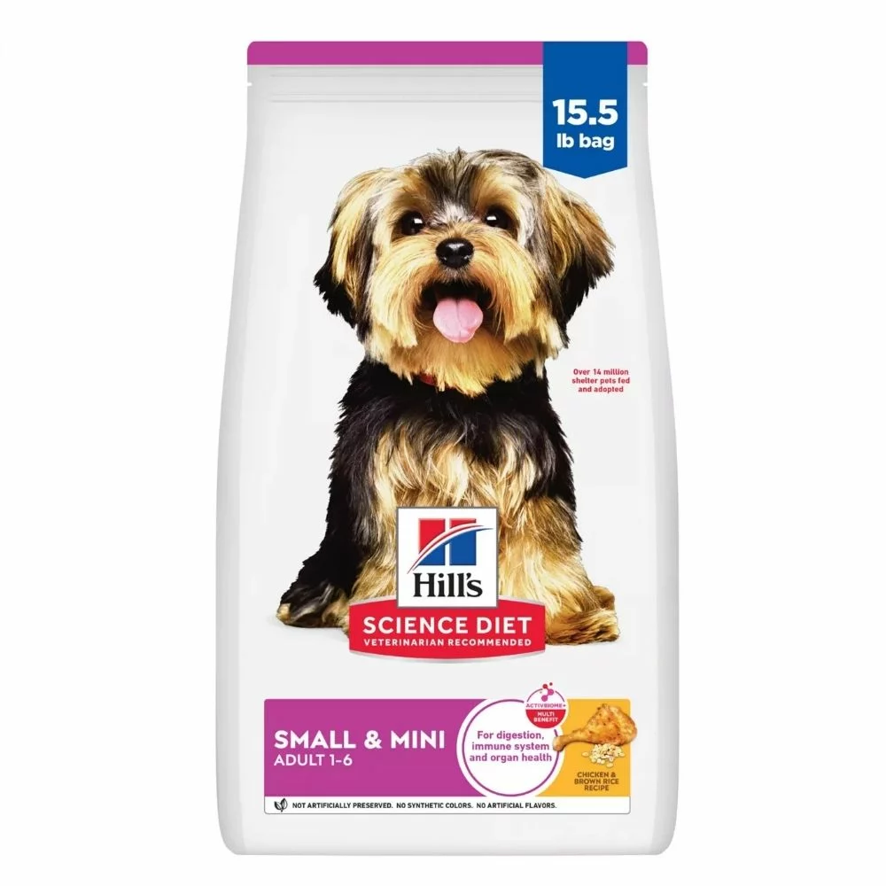 Small and Mini Adult Dry Dog Food – Chicken and Brown Rice Recipe for Healthy Digestion and Shiny Coat (1) Small and Mini Adult Dry Dog Food – Chicken and Brown Rice Recipe for Healthy Digestion and Shiny Coat 1