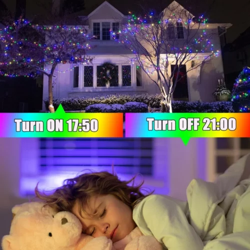 Smart Christmas String Lights 131FT 400 RGB LEDs WiFi Christmas Lights with App Controlled Multi C 04