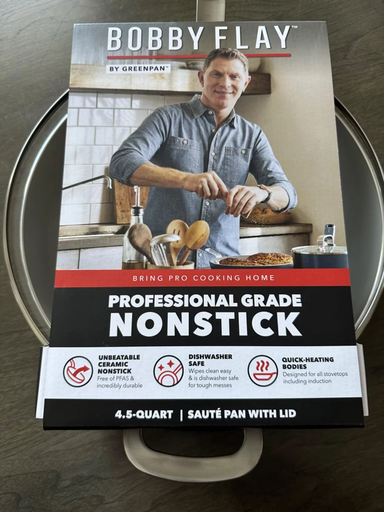 Professional Grade Ceramic Nonstick 4.5QT Sauté Pan with Lid – Durable, Even-Heating Cookware for Everyday Cooking photo review