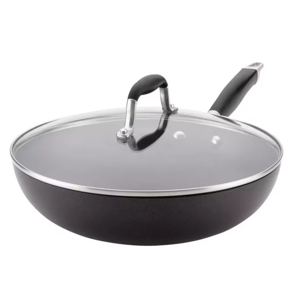 Advanced 12-Inch Hard-Anodized Nonstick Ultimate Pan – Durable, Even-Heating Cookware for Everyday Meals